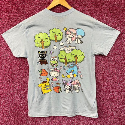 Sanrio Hello Kitty and Friends All Characters Kawaii T-Shirt Medium