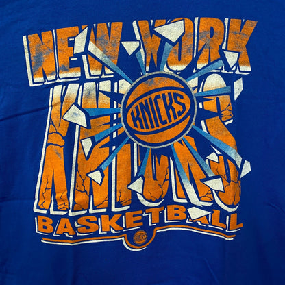 Junk Food Clothing NBA New York Knicks Break Through Graphic Tee Medium