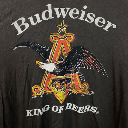 Budweiser King Of Beer American Bald Eagle Logo T-Shirt Large