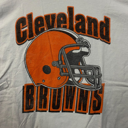 Junk Food Clothing NFL Cleveland Browns Throwback Helmet T-Shirt 2XL