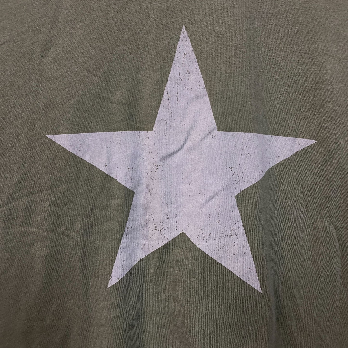 Maurices Olive Green Star Graphic Crop T-Shirt 2XL