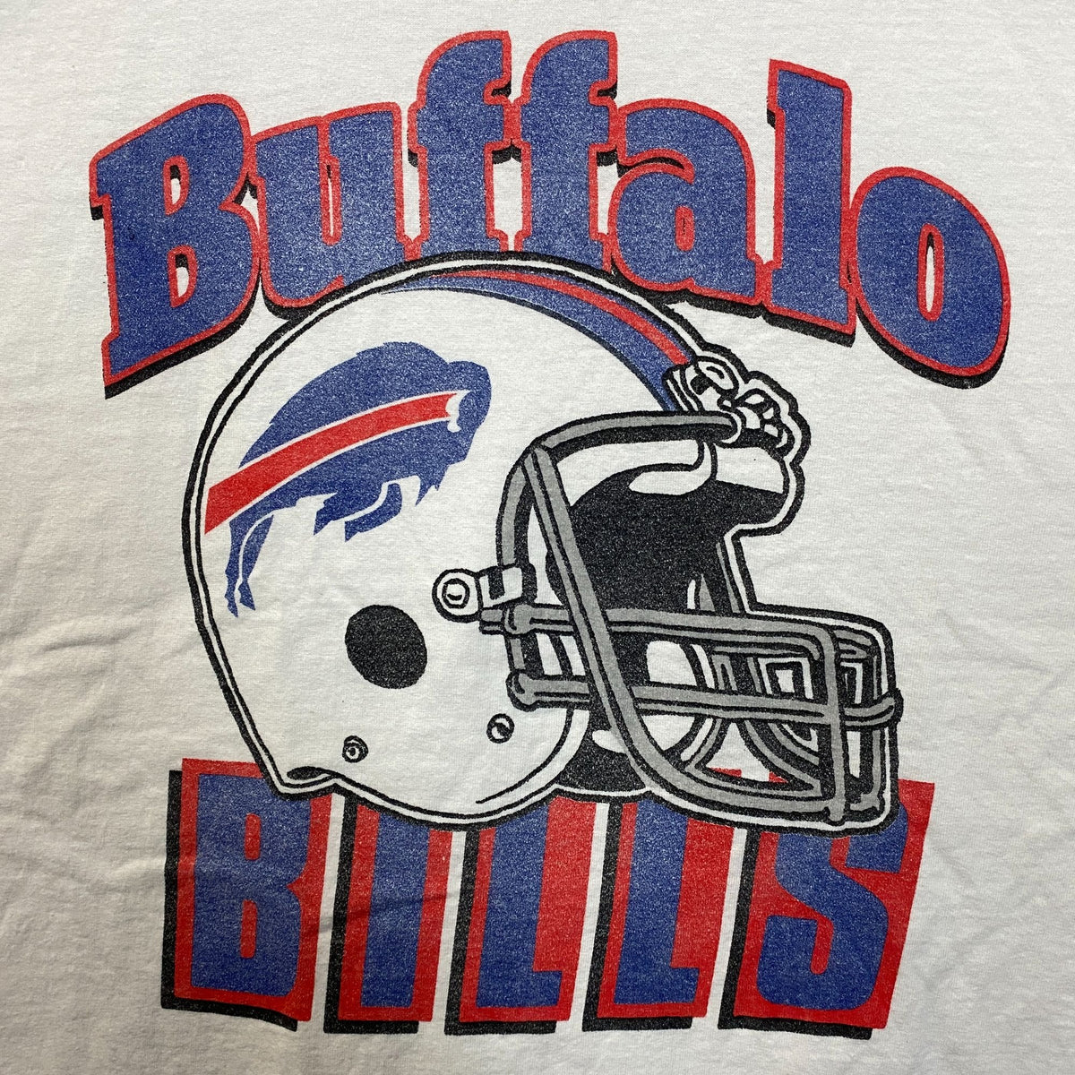 Junk Food Clothing Buffalo Bills Throwback Helmet T-Shirt 2XL