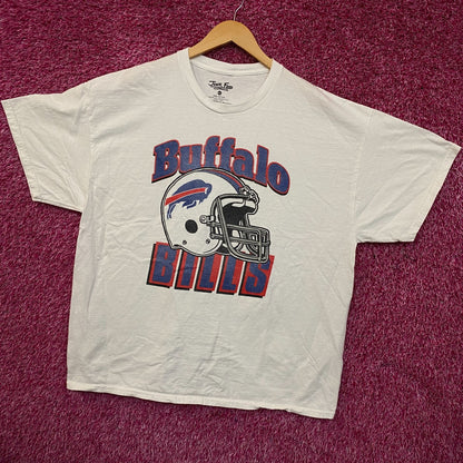 Junk Food Clothing Buffalo Bills Throwback Helmet T-Shirt 2XL