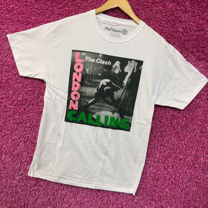 The Clash London Calling Album Cover Post Punk Band Tee M