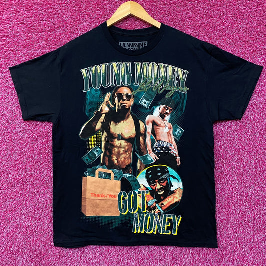 Lil Wayne Young Money Got Money Themed T-Shirt Medium