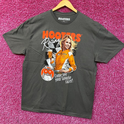 Hooters Racing Come See Your Favorite Racer T-Shirt XL