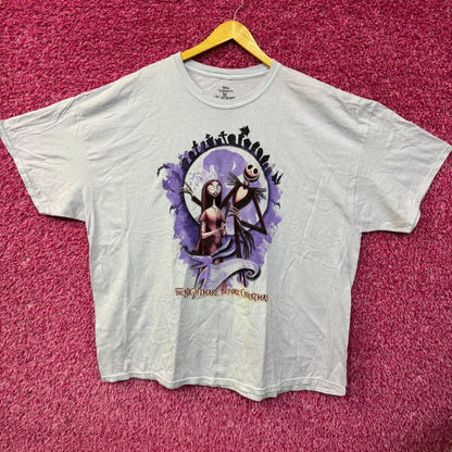 The Nightmare Before Christmas Jack and Sally Lovers Tshirt size 2XL