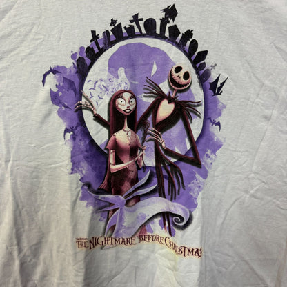 The Nightmare Before Christmas Jack and Sally Lovers Tshirt size 2XL