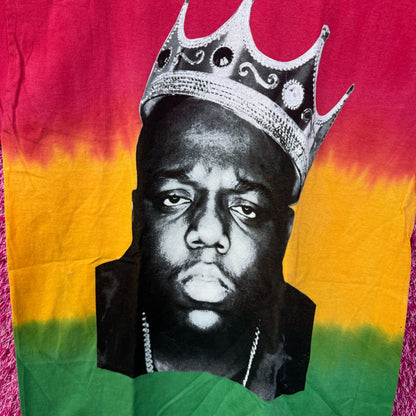 The Notorious BIG King of New York Rap Tricolor Dip-Dye M