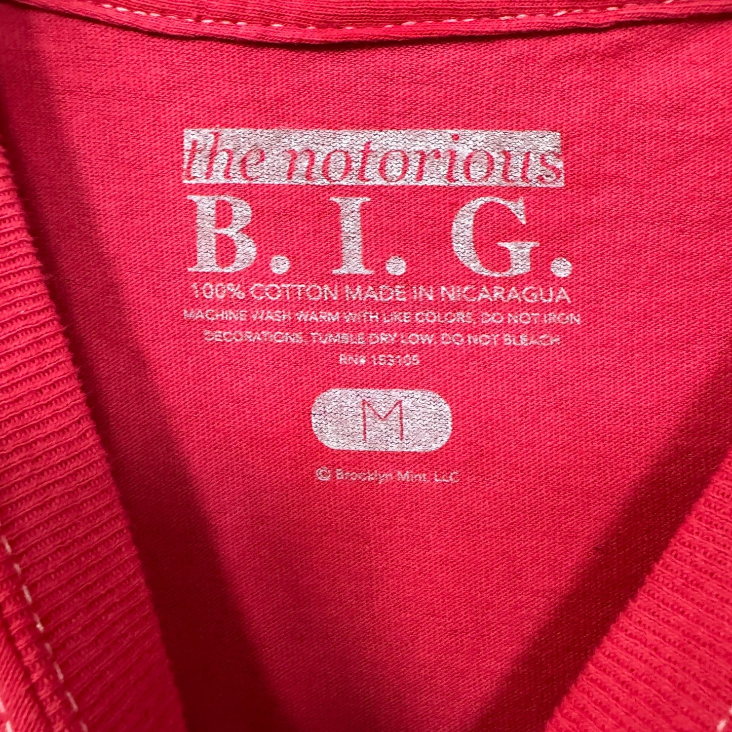 The Notorious BIG King of New York Rap Tricolor Dip-Dye M