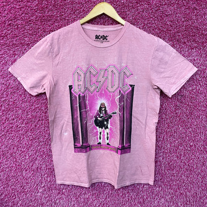 AC/DC Who Made Who Album Art Bedazzled Hard Rock Band Tee large