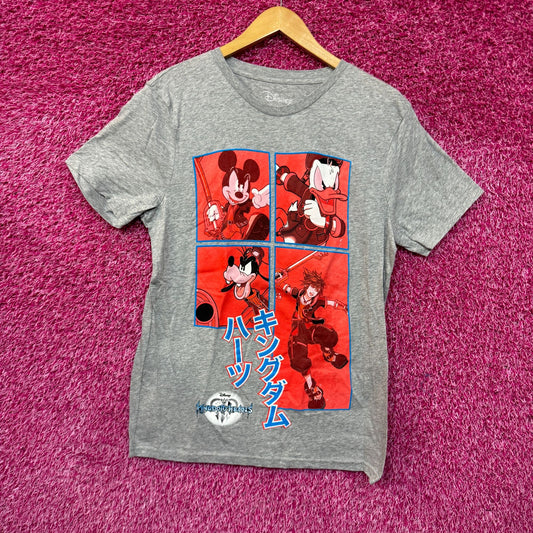 Kingdom Hearts Sora Mickey Donald Goofy Disney Gamers Tee M
