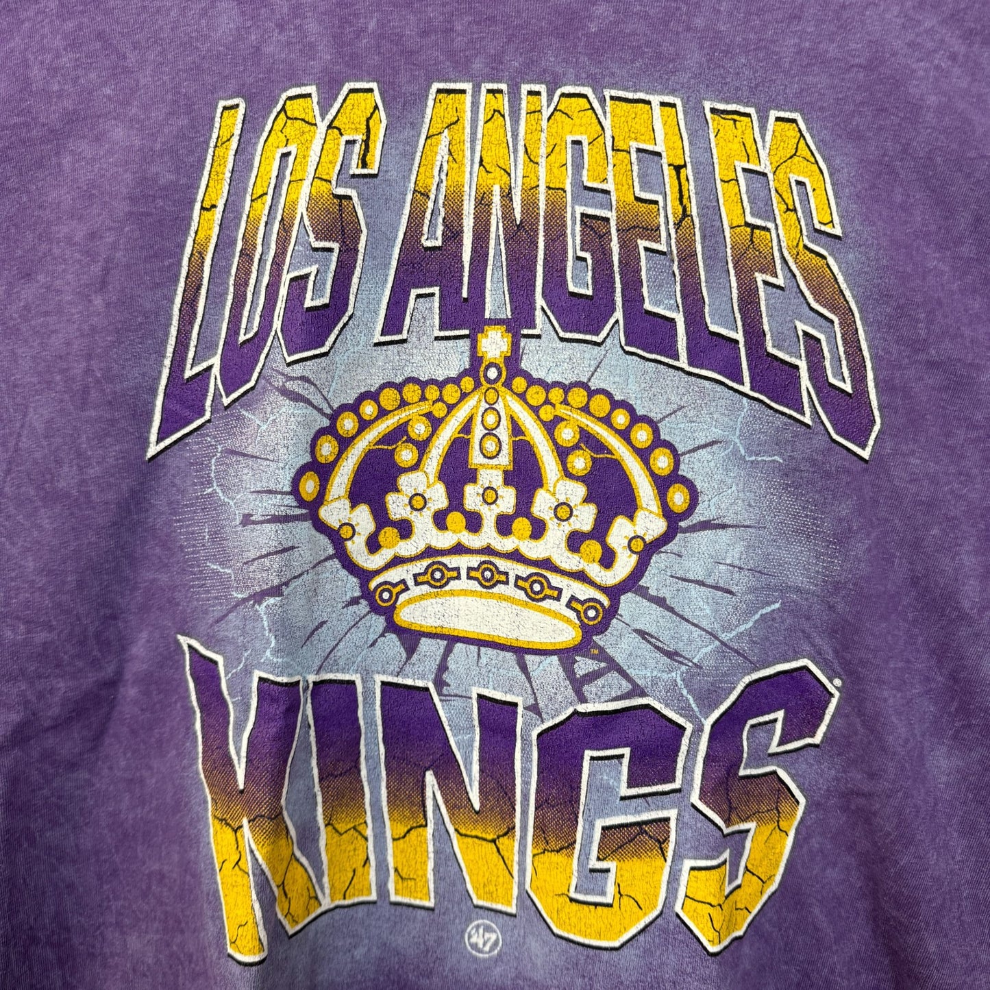 Los Angeles Kings Throwback Team Logo NHL T-shirt Size 2XL