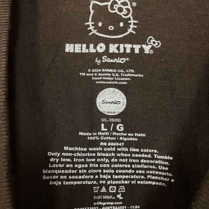 Sanrio Hello Kitty Desert Rodeo Howdy Partner Cute Graphic T-Shirt Large