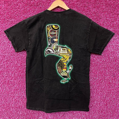Guinness Toucan Logo Collage Graphic T-shirt Small