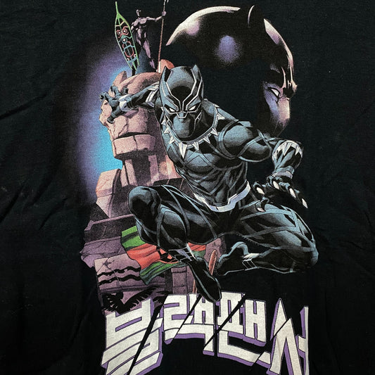 Marvel's Black Panther Exclusive Korean Movie Poster tshirt size Medium