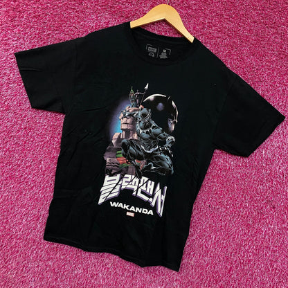 Marvel's Black Panther Exclusive Korean Movie Poster tshirt size Medium