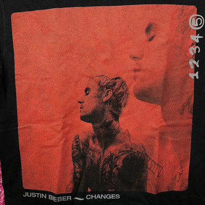 Justin Bieber Changes Album Cover Graphic T-Shirt Small