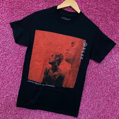 Justin Bieber Changes Album Cover Graphic T-Shirt Small
