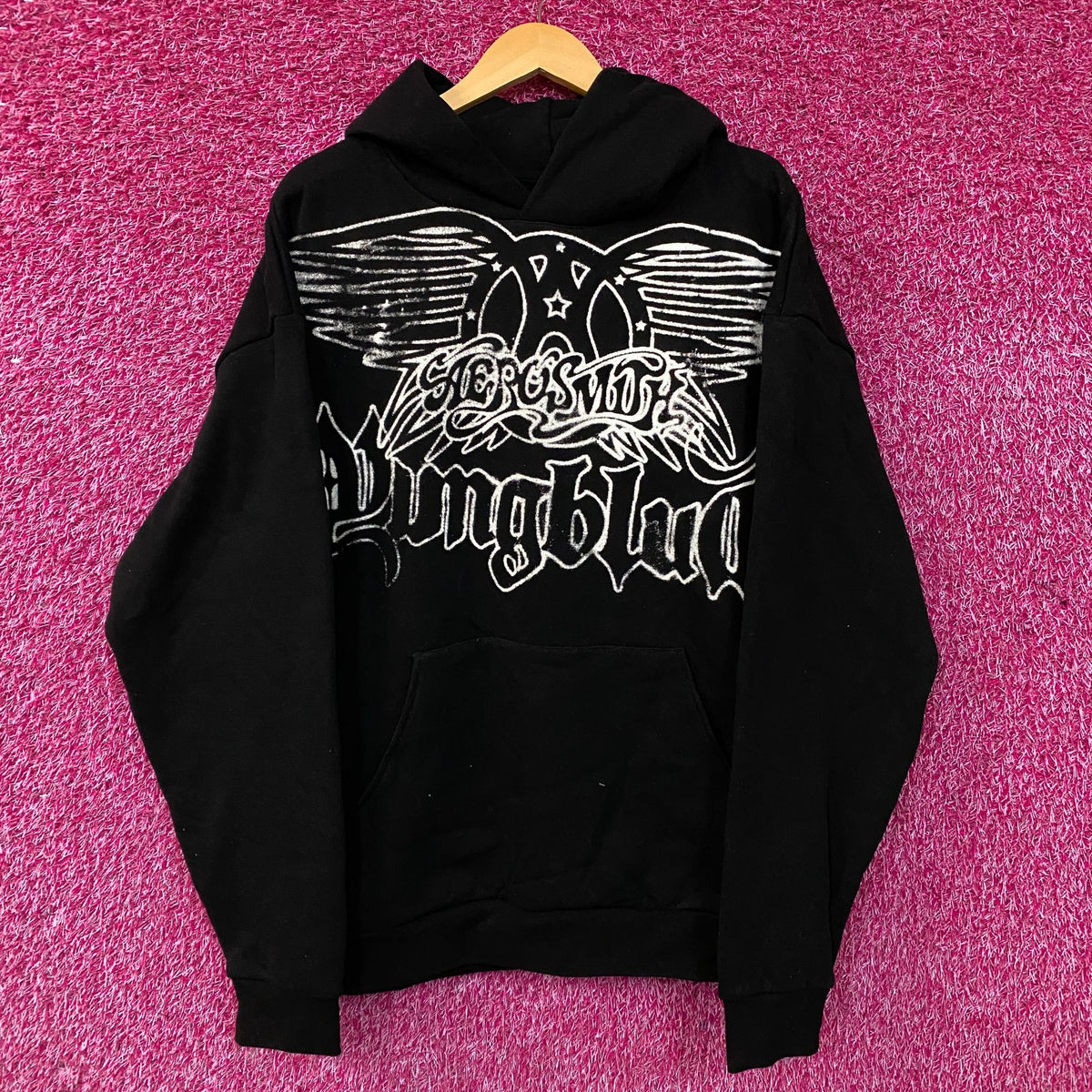 Aerosmith & YUNGBLUD "One More Time" My Only Angel Hoodie  XL
