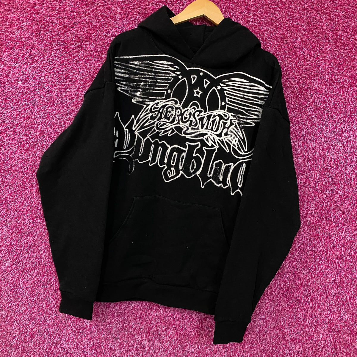 Aerosmith & YUNGBLUD "One More Time" My Only Angel Hoodie  XL