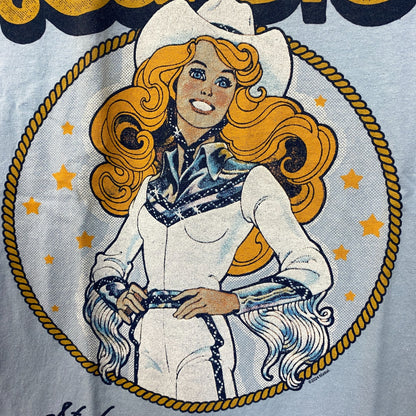 Barbie Cowgirl Style Icon Since 1959 Retro Vintage Style T-Shirt Medium
