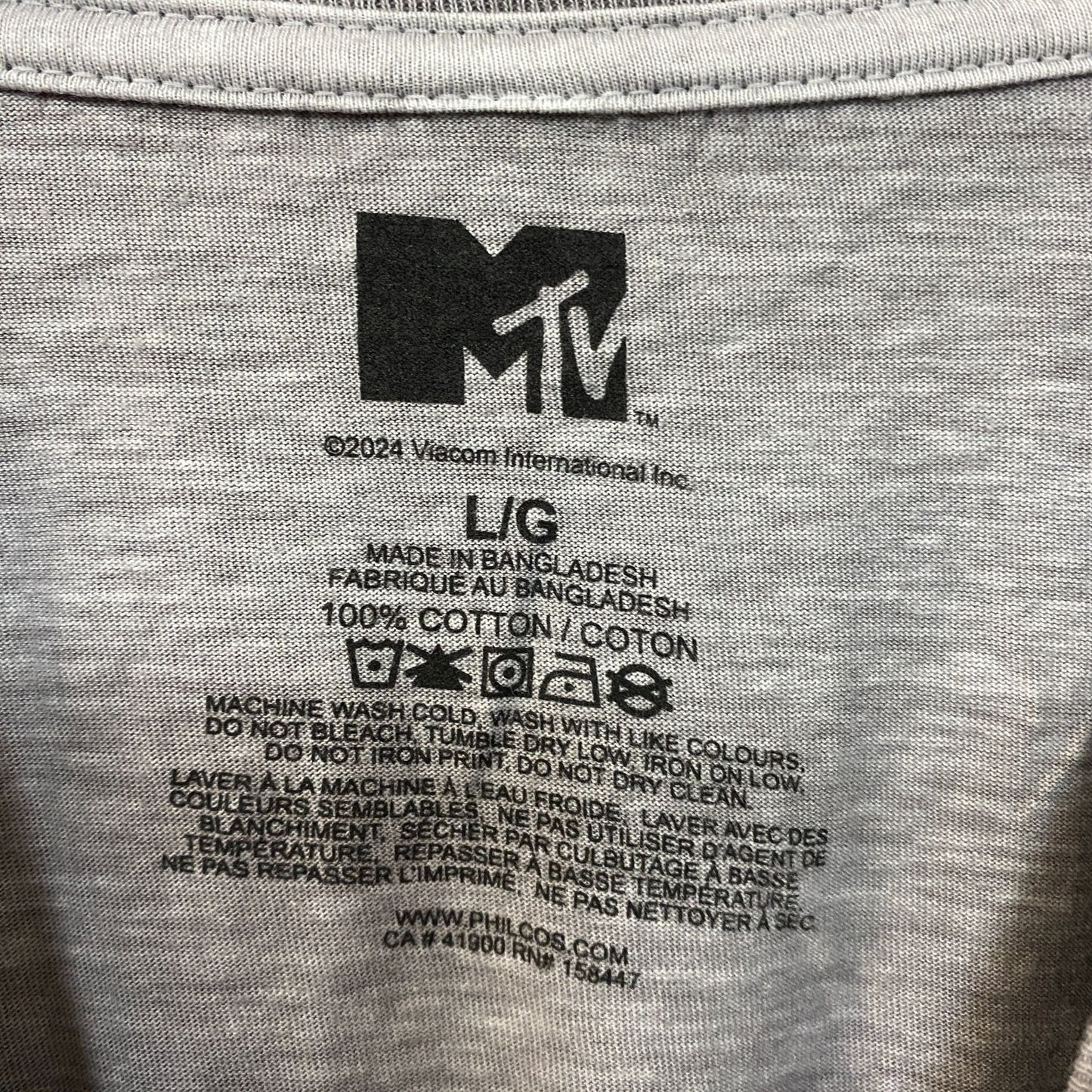 MTV Astronaut Moon Man Trophy Poster T-Shirt Large