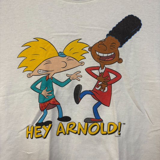 Nickelodeon Hey Arnold Cartoon Crop Top Small