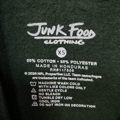 Junk Food Clothing NFL New York Jets Helmet Flea Market Crew Sweatshirt XS