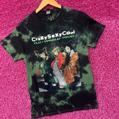 TLC Crazy Sexy Cool Tie Dye Retro Tshirt size Small
