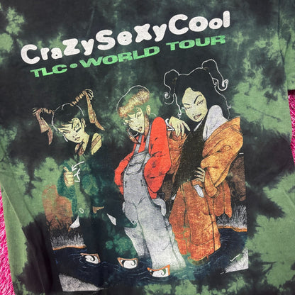TLC Crazy Sexy Cool Tie Dye Retro Tshirt size Small