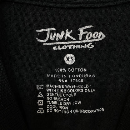 Junk Food Clothing Mon Cheri Vintage Style Graphic Crop Tee XS