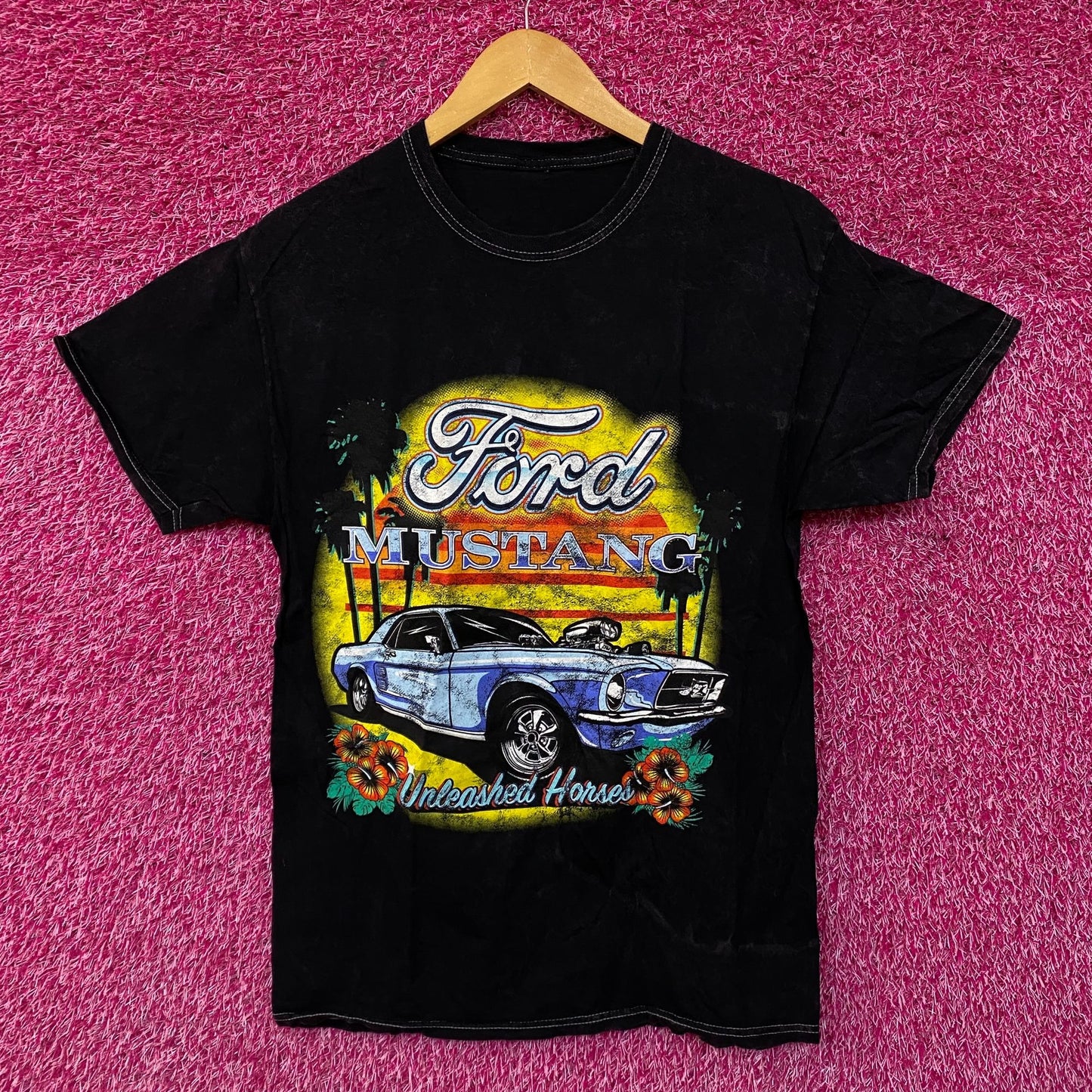 Ford Mustang Sunset Tshirt size small