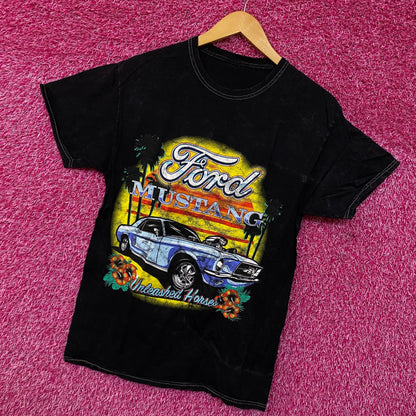 Ford Mustang Sunset Tshirt size small