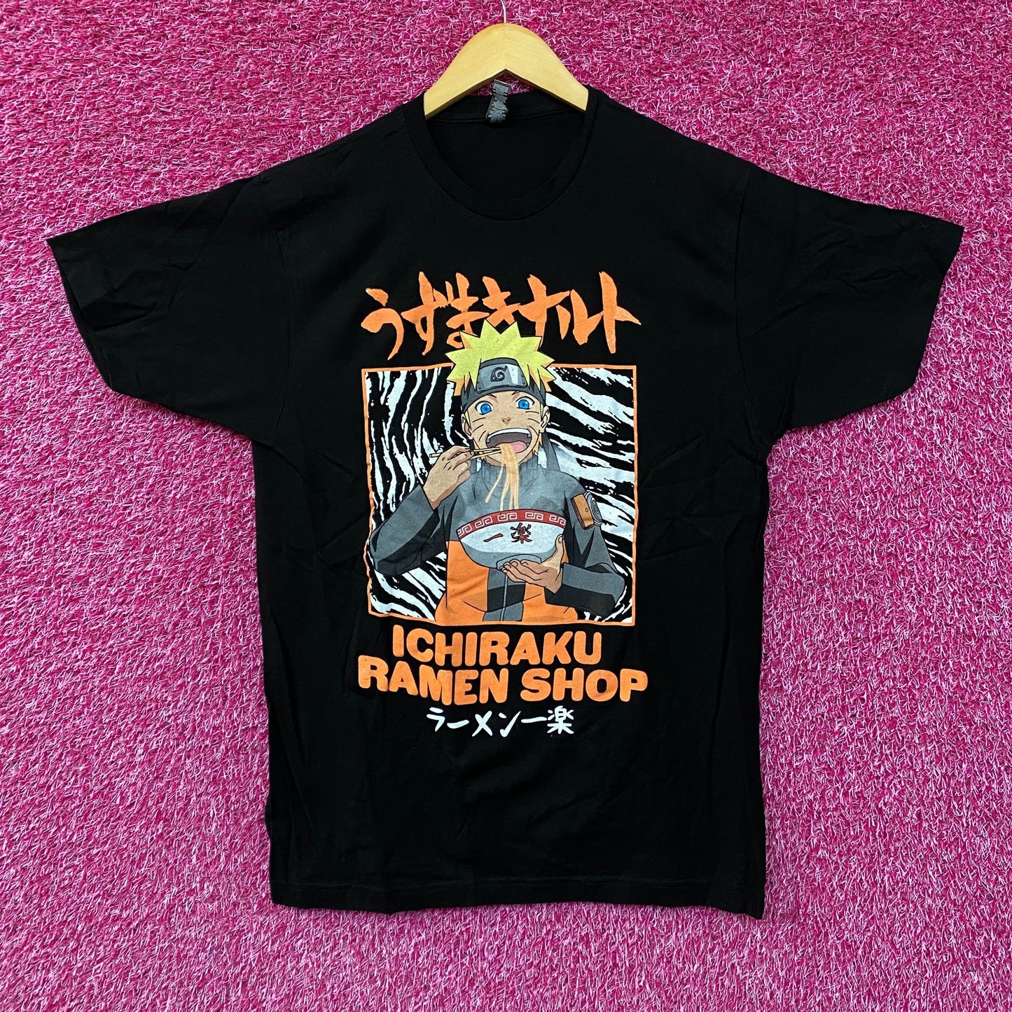 Naruto Uzumaki Ichiraku Ramen Shop Anime T-Shirt Large