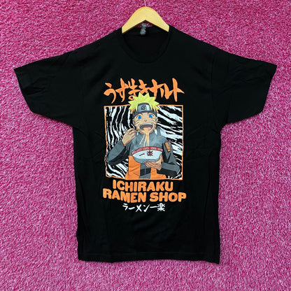Naruto Uzumaki Ichiraku Ramen Shop Anime T-Shirt Large