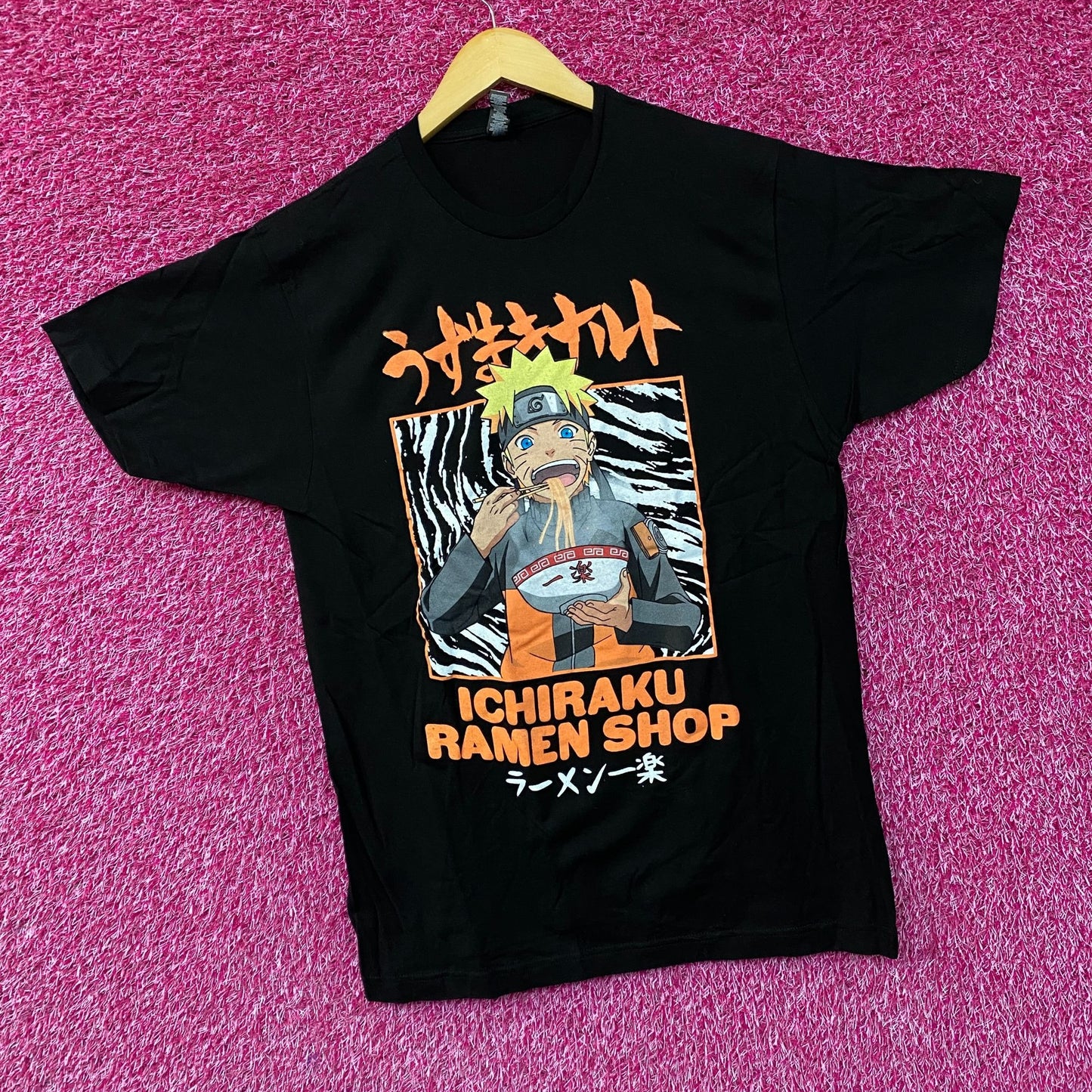 Naruto Uzumaki Ichiraku Ramen Shop Anime T-Shirt Large