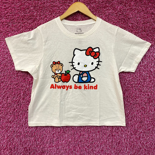 Sanrio Hello Kitty Always Be Kind Kawaii Crop Top Medium