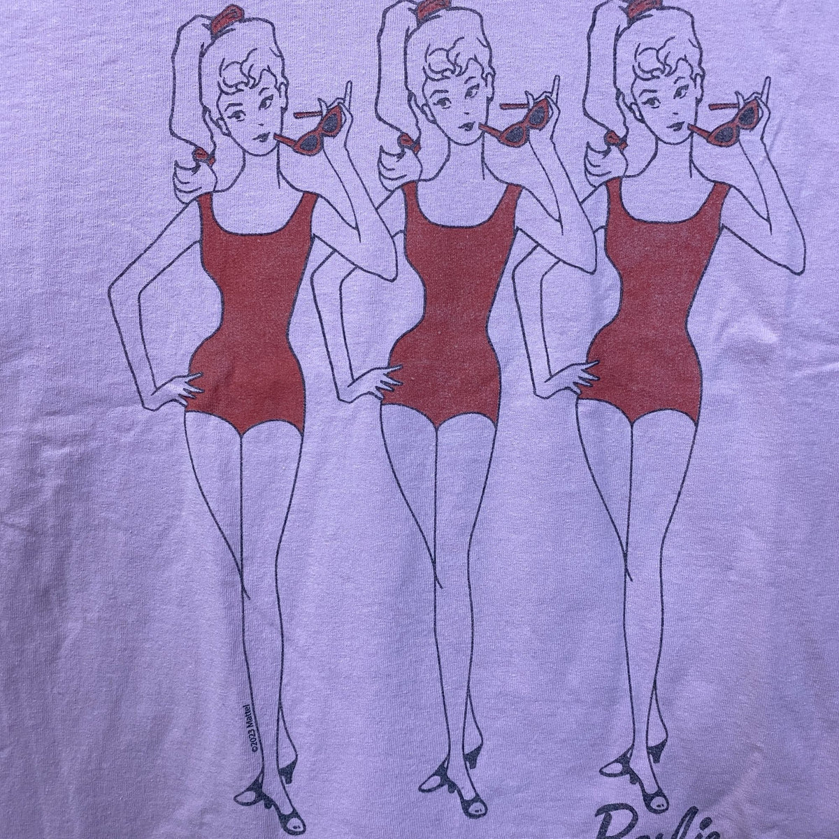 Junk Food Clothing Barbie Doll Retro Graphic Oversized T-Shirt S/M