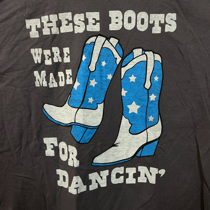 Junk Food These Boots Were Made For Dancin' Easy Graphic Women's Tee XL