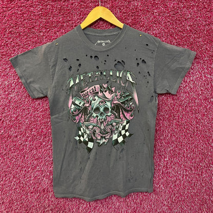 Metallica Norcal distressed purple Rock Tshirt size small