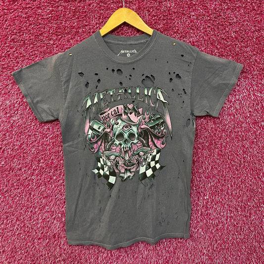 Metallica Norcal distressed purple Rock Tshirt size small
