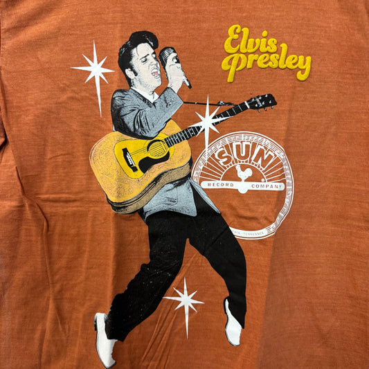 Elvis Presley King of Rock n Roll Sun Record Company Tee M
