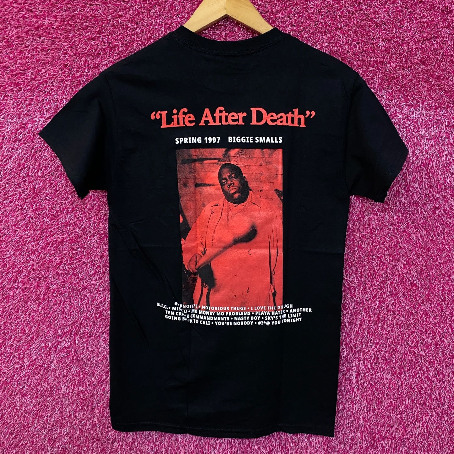 The Notorious BIG Life After Death Track-listing Rap Tee S
