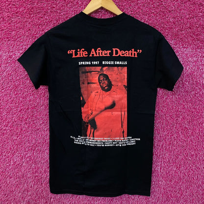 The Notorious BIG Life After Death Track-listing Rap Tee S