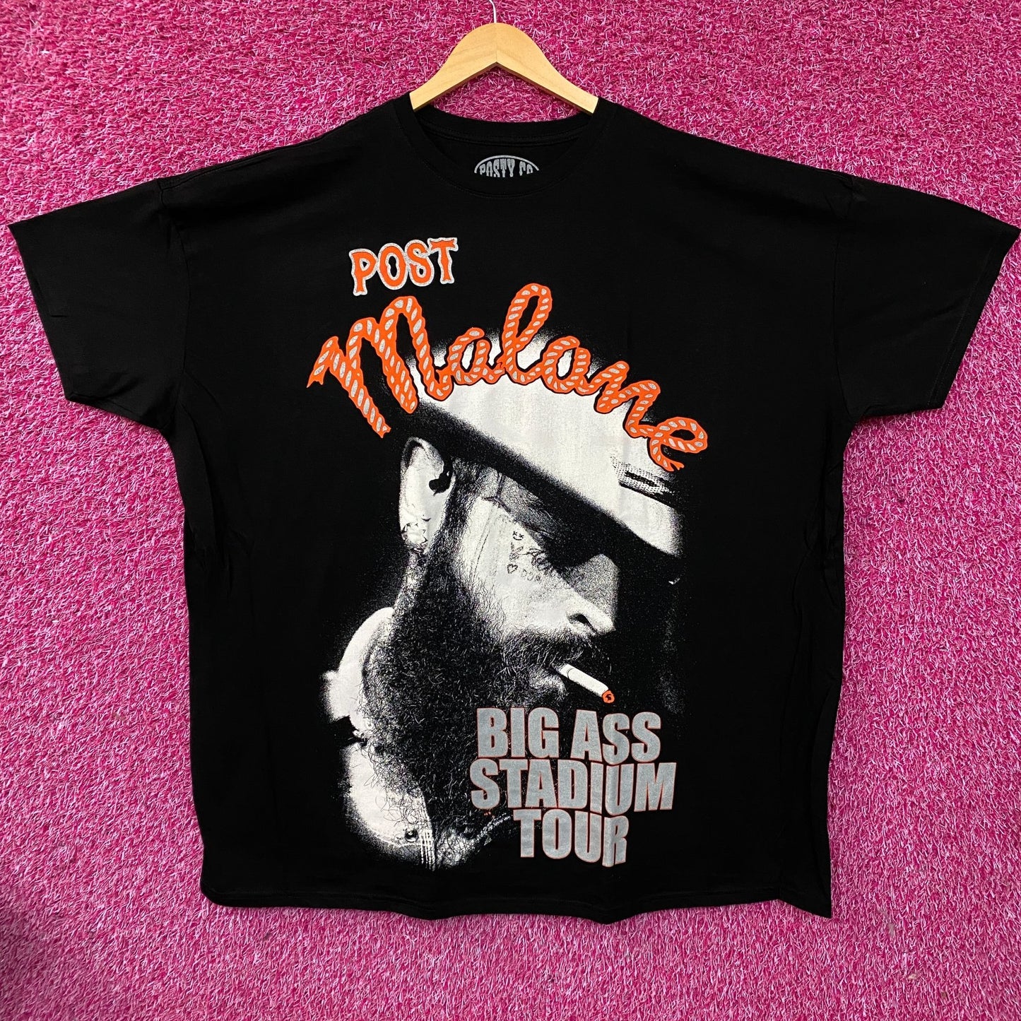 Posty Co Post Malone Big Ass Stadium Tour Oversized T-Shirt OS