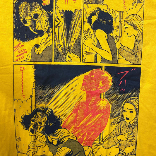Junji Ito Collection Flesh Colored Horror Manga Panel T-Shirt Small