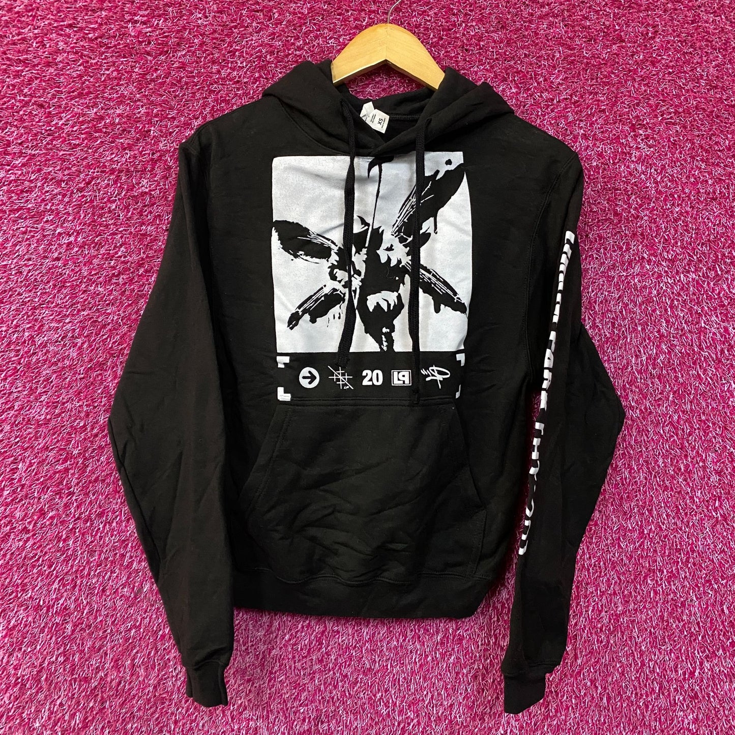 Linkin Park Hybrid Theory 20th Anniversary Street Soldier Pullover Hoodie XS