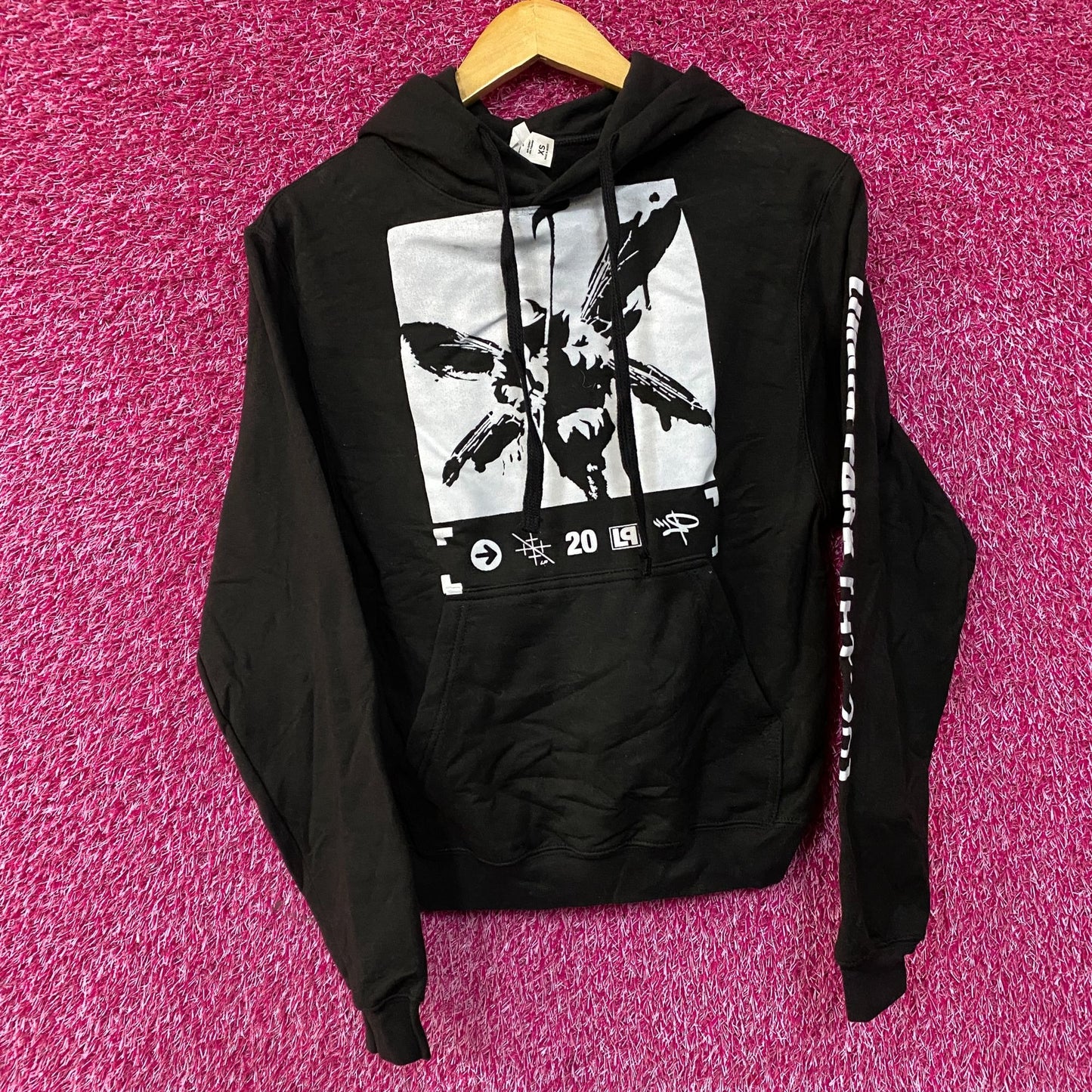 Linkin Park Hybrid Theory 20th Anniversary Street Soldier Pullover Hoodie XS