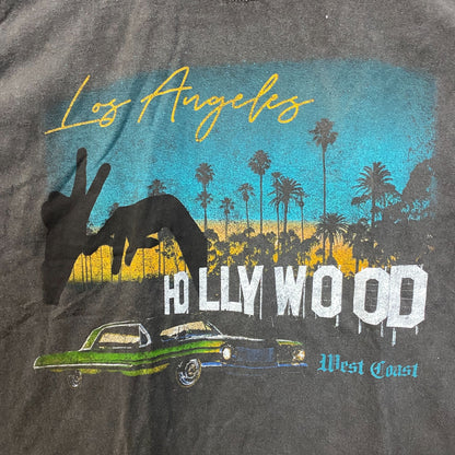 Hollywood West Coastin Pigment Dye Short Sleeve Tee 2XL